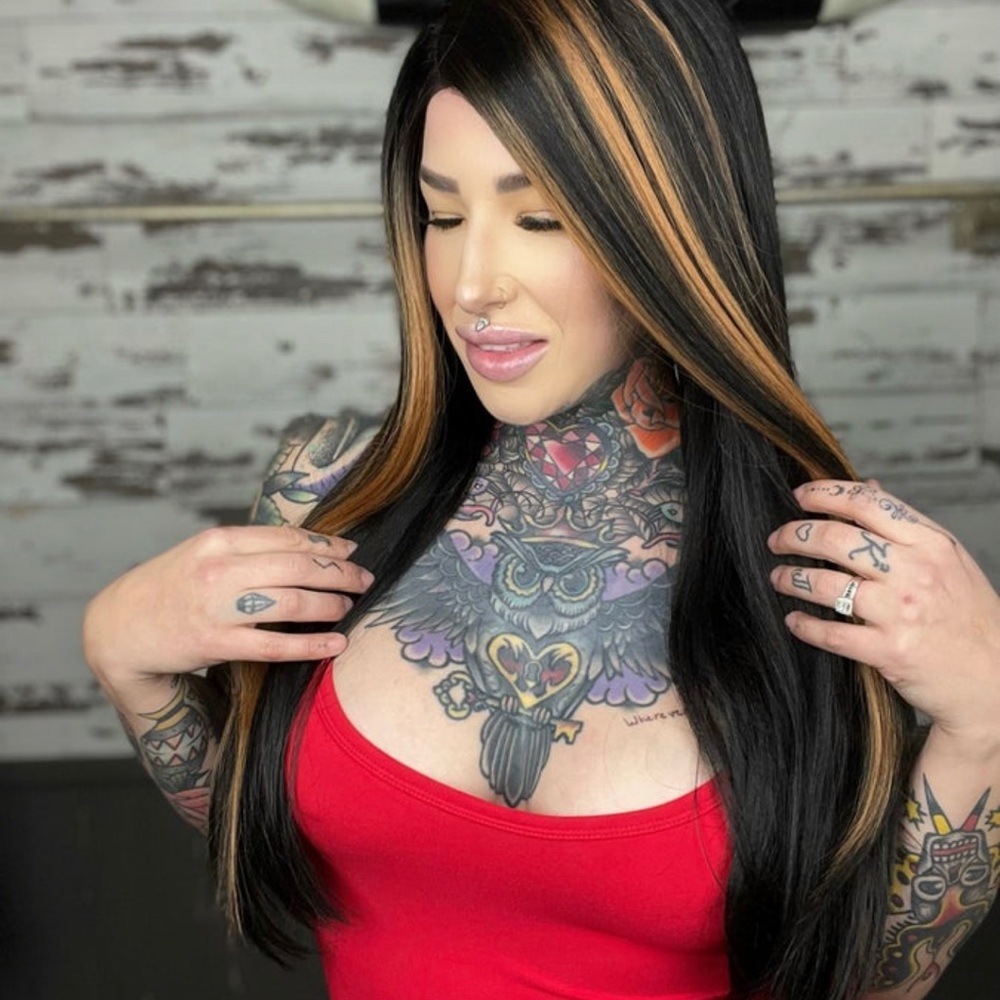 Wig Silk/Human hair blend
